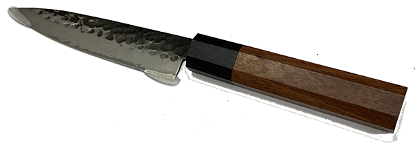 **Knife Scales - Hidden Tang - 90% Finished Octagonal Handles - Stabilized Wood With Black Metal Band 4 **Knife Scales - Hidden Tang - 90% Finished Octagonal Handles - Stabilized Wood With Black Metal Band - Image 4