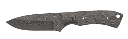 Economy - 8.25" Camp Knife Full Tang Damascus Blade Blank W/Bolster 3 Economy - 8.25" Camp Knife Full Tang Damascus Blade Blank W/Bolster - Image 3