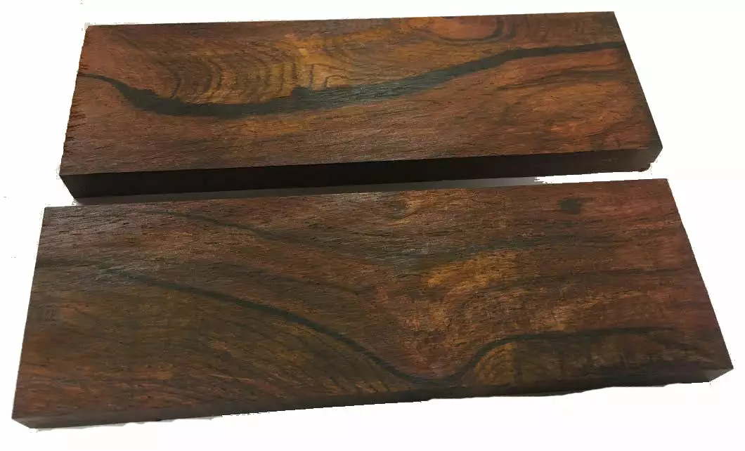 Knife Scales - Wood - Cocobolo - Pair 1 Knife Scales - Wood - Cocobolo - Pair
