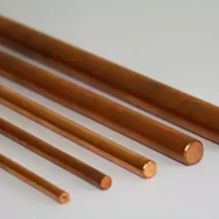 Pin Material - Copper Rod 1/4" X 6" Long - 5 Pack