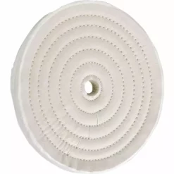 Buffing Wheel - Soft Muslin 8" X 40 Ply X 3/4" Hole