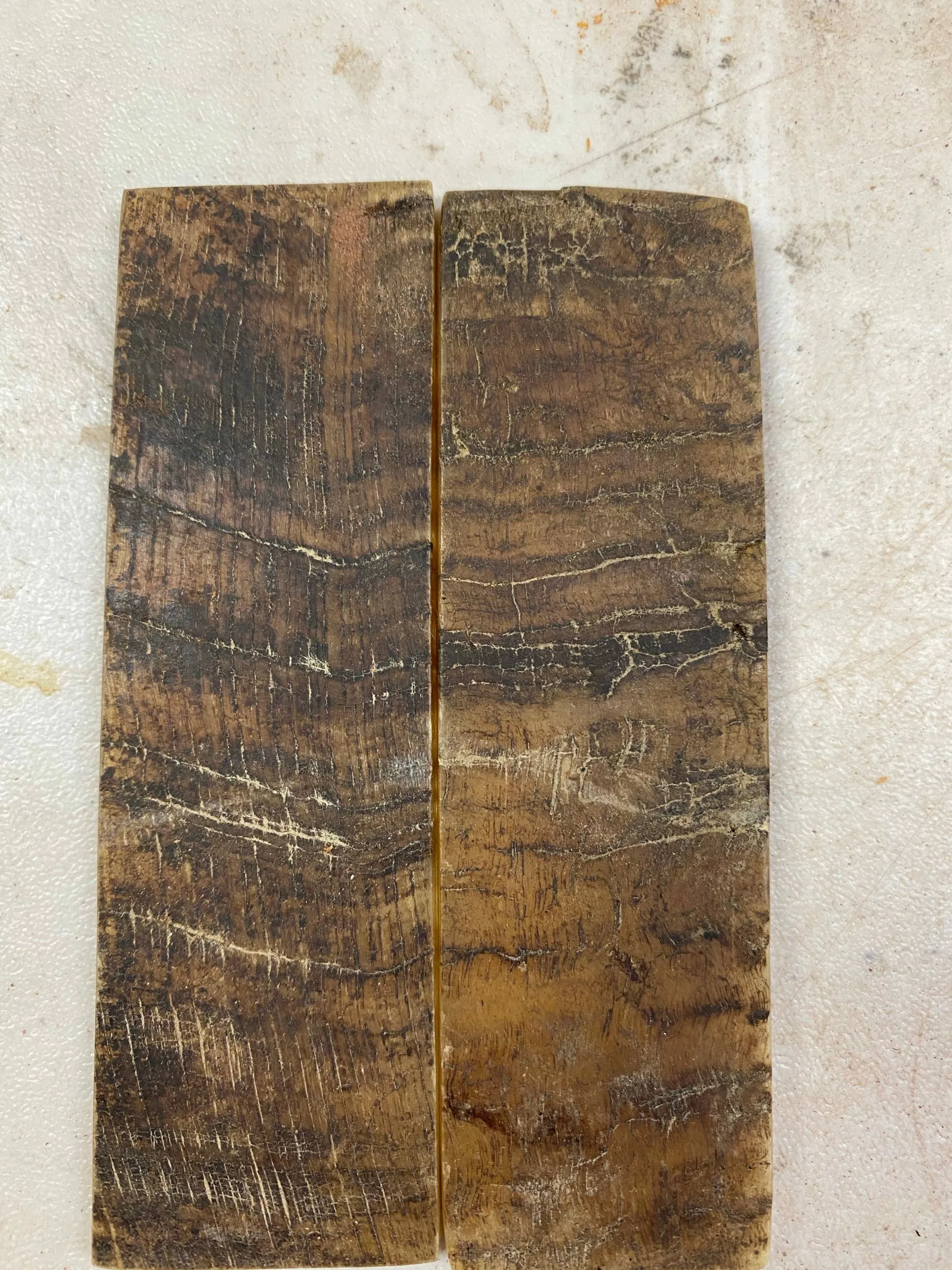 Himalayan Ram Horn Knife Scales 4 Himalayan Ram Horn Knife Scales - Image 4