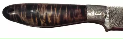 Economy - 6.75" Axis DROP POINT HUNTER BLADE Damascus 2 Economy - 6.75" Axis DROP POINT HUNTER BLADE Damascus - Image 2