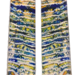 Knife Scales - Clear Acrylic Knife Scales Over UV Printed Mammoth Tooth