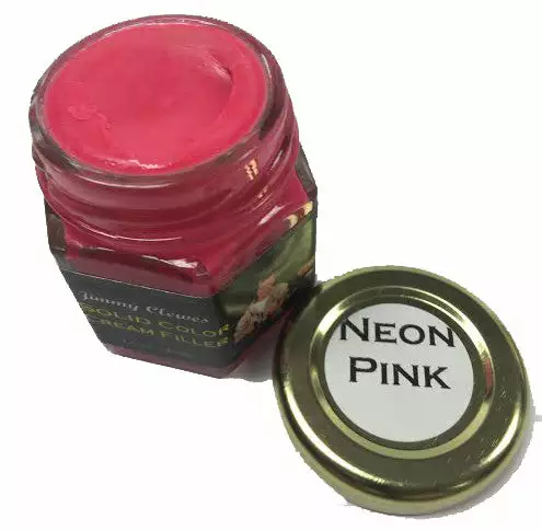 Jimmy Clewes Solid Color Cream Filler - Neon Pink 1 Jimmy Clewes Solid Color Cream Filler - Neon Pink
