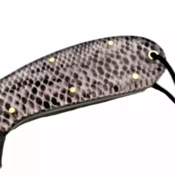 Knife Scales - Acrylic & Real Python Snake Skin Scales (pair) 5" Long X 1 1/2" Wide X 1/4" Thick -tools Sales Shop snake4