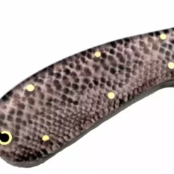 Knife Scales - Acrylic & Real Python Snake Skin Scales (pair) 5" Long X 1 1/2" Wide X 1/4" Thick -tools Sales Shop snake5