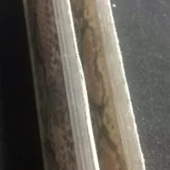 Knife Scales - Acrylic & Real Python Snake Skin Scales (pair) 5" Long X 1 1/2" Wide X 1/4" Thick -tools Sales Shop snakeside