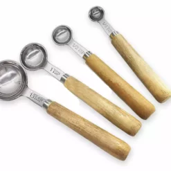 Measuring Spoon Set Kit - Stainless Steel - 1/4 TSP, 1/2 TSP, 1 TSP & 1 TBS -tools Sales Shop spoons2a