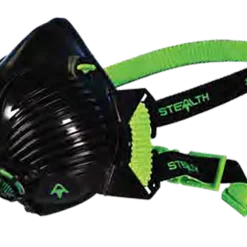 Stealth P3 Half Mask C/w Twin Hepac Filters - Respirator - Medium / Large