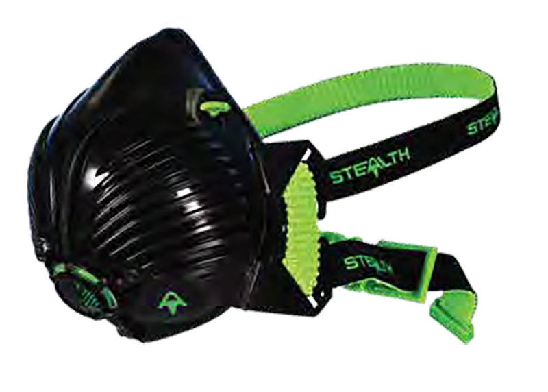 Stealth P3 Half Mask C/w Twin Hepac Filters - Respirator - Medium / Large 1 Stealth P3 Half Mask C/w Twin Hepac Filters - Respirator - Medium / Large