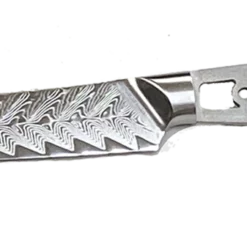 * VG10 Feather Pattern - Utility Knife Blank - 9" OAL - 5" Cut -tools Sales Shop utilityfeather1000x350